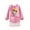 Pink, variant on Big Kids Apron Long Sleeve Smock Unisex Painting Cooking Art Protective Coverall With Cute Animal Boys