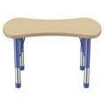 thumbnail image 2 of ECR4Kids Collaborative Bowtie Premium Thermo-Fused Adjustable Activity Table Maple/Maple/Blue - Chunky Leg, 2 of 4