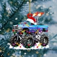thumbnail image 3 of Trucker Christmas Ornament 2025, Truck Ornament, Unique Flat Acrylic Keepsake for Truck Drivers, Big Rig Gifts, Holiday Tree Hanging Decoration, 3 of 3