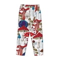 thumbnail image 5 of Sigee Colorful Mushrooms (2) Print Women's Soft Pajama Pants - Breathable and Comfortable Lounge Sleep Bottoms with Elastic Waistband and Pockets-XX-Large, 5 of 9