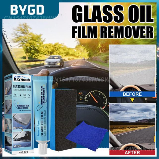 Universal Rainproof Agent 47g Windshield Oil Water Spot Portable Coating Agent Durable Oil Film Remover Car Accessories02United States He Qiyong unisex