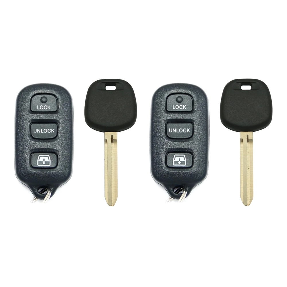 2 For 1998 1999 2000 2001 2002 Toyota 4Runner Keyless Entry Remote Fob Car  Key 