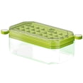 thumbnail image 1 of 32Holes Press Ice Cube Tray Easy Release Storage Box for Party Drinks,Tea,Coffee Green, 1 of 9