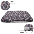 thumbnail image 3 of Flowers Pet Bed, Pattern with Magnolia Flowers in Japanese Style Tender Nature Garden, Chew Resistant Pad for Dogs and Cats Cushion with Removable Cover, 24" x 39", Dark Blue Coral, by Ambesonne, 3 of 4