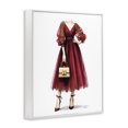 thumbnail image 3 of Stupell Industries Art Deco Red Glam Gown White Framed Giclee Art, 24 x 30, by Amanda Greenwood, 3 of 8