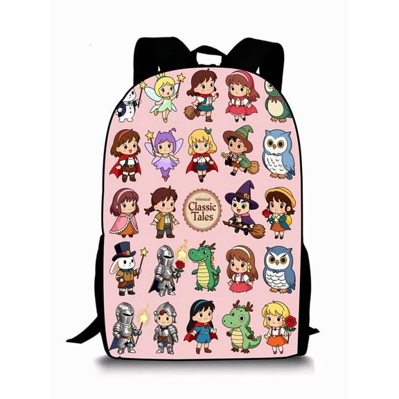 Fantasy Character Design Backpack for Customized School Bag for Back to School Season Lightweight and Water Resistant