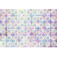 thumbnail image 2 of LightBoxJournal 24x17 White Modern Wood Framed Museum Art Print Titled - Cherry Blu Pattern 02, 2 of 4