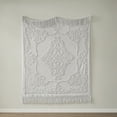 thumbnail image 6 of Madison Park Gray Chenille Tufted Throw, 50" x 60", 6 of 7