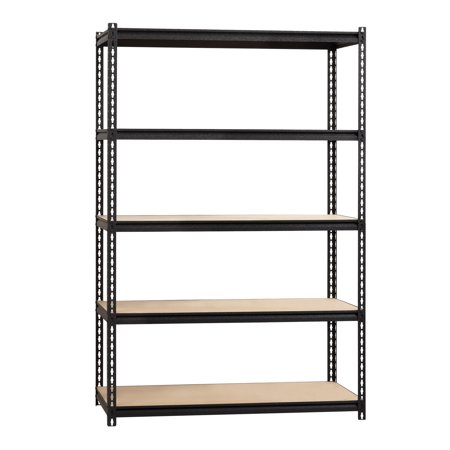 

Hirsh Industries 48 W x 24 D x 72 H 5-Shelf Iron Horse Freestanding Shelves Black
