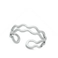 thumbnail image 4 of Double Wave Thin Line Wrap Ring .925 Sterling Silver Band Jewelry Female Male Unisex Size 5, 4 of 4