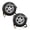 Black, variant on Mega Cargo Control Blue Over-Wheel Tow Dolly Basket Straps with Twisted Snap Hooks – 2 Pack Auto Hauler Tire Bonnet, Fits Tires 15" - 19"