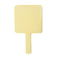 thumbnail image 4 of Unique Bargains 1pc Portable Chrome Handheld Mirror for Makeup and Grooming Gold Tone, 4 of 5