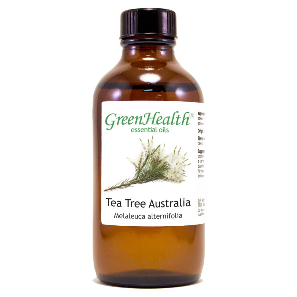 Tea Tree Australia Essential Oil 4 fl oz (118 ml) Glass Bottle w/ Cap