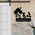 thumbnail image 4 of Handmadetneonsign Personalized Rabbit Garden Home Number Metal Sign, Rabbit Garden Address Metal, 4 of 5