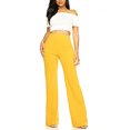 thumbnail image 1 of Pantalones largos casuales sencillos de estilo trompeta de color sólido de estilo europeo y americano, 1 of 6