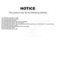 thumbnail image 2 of Transit Auto Rear Coated Disc Brake Rotors and Ceramic Pads Kit for Car Mercedes-Benz GL350 GLS450 ML400 GLS550 GL550 GL450 ML63 AMG ML250 GLS350d KGA-103687, 2 of 11