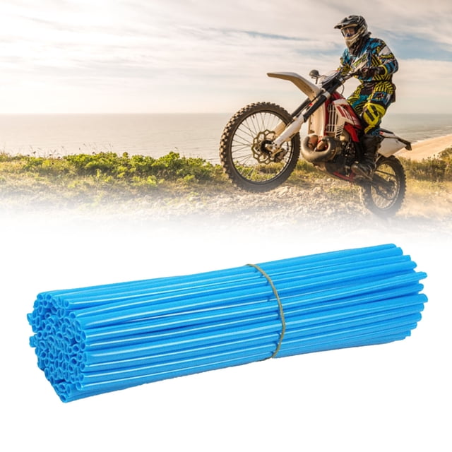 Funda para radios, 72 piezas Fundas para radios de bicicleta Fundas para radios de bicicleta Fundas para radios de motocicleta Diseño fácil de usar