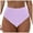 Light Purple, variant on TTUHYWXI Women's High Waisted Bikini Bottom Tummy Control Ruched Vacation Beach Bathing Suit Swim Bottom (Green, L)