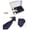 01, variant on Men's High Grade Handkerchief Wide Necktie Cufflinks Tie Clips Set With Box