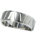 thumbnail image 2 of Pompeii Mens 14K White Gold Greek Key Wedding Ring Band New (,), 2 of 3