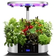 thumbnail image 1 of QinaQin 12-Compartment Hydroponic System Indoor Garden 30w 120 Led Light Planting Box, 1 of 7
