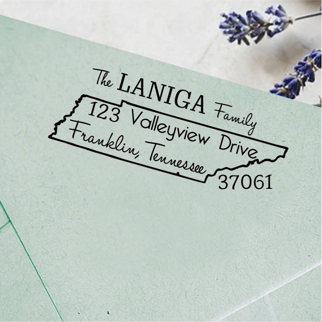 Custom Family Address Self Inking Stamp Personalized Return Address Rubber Stamps Gift Idea