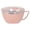 Pink, variant on Double Handle Stainless Steel Soup Bowl, Microwave Safe Instant Noodle Bowl, Lid Equipped Portable Food Bowl, Outdoor Picnic Camping Daily Food Holding Container,Light Blue