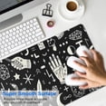 thumbnail image 4 of Long Mouse Pads for Desk,Black Gothic Hand Eye Pattern Desk Mats on Top Of Desks, Desk Mouse Pad Extra Large with 3mm Non-Slip Base and Stitched Edge for Gaming,Office,Work,Home 35.4"x15.7", 4 of 6