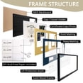 thumbnail image 3 of Graduation Shadow Box Frame Wood Display Case for Diploma & Photo with Graduation Cap & Tassel Holder Blue, 3 of 6