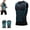 Black, variant on V 2.0 Boost V2 Compression Shirt Men, Slimming Sleeveless Tank, Breathable Slim Fit Tank Top with Core Support