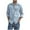 #Light Blue, variant on DPTALR Men's Fashionable Solid Long-Sleeve T-Shirt Casual Elegant Style,Turndown Collar with Buttons Pockets,Gray,XXXL