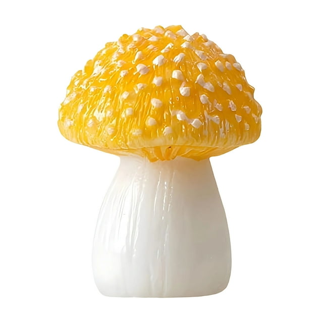 Champignons de Simulation Décoration de Voiture pour Tableau de Bord, Détails Peints à la Main avec Design Léger, Thème Nature pour Décoration Intérieure