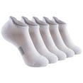 thumbnail image 2 of Daznico Women's Cushioned Towel Bottom Ankle Socks Ribbed Breathable Stretch Thickened Running Badminton Outdoor Sports Socks, 2 of 3