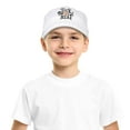thumbnail image 6 of DALIX Trick or Treat Hat Kids Boys Girls Halloween Baseball Cap in White, 6 of 7