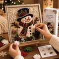 thumbnail image 4 of 3D Christmas Fabric Poke Art Kit, 3D Fabric Poke Art Kit for Adults with Pre-Cut Squares, Adult DIY Needle Punch Craft Kit, Vintage Holiday Handmade Christmas Decorations, 4 of 7