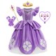 thumbnail image 1 of Sophia el primer disfraz de Anime niñas vestido de princesa púrpura Floral vestido de baile niños carnaval fiesta ropa Sofía Cosplay Robes4T (etiqueta 120) Gao Jinjia LED, 1 of 2