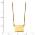 thumbnail image 2 of 925 Sterling Silver Gold Plated CO State Shaped Pendant with chain, 2 of 5