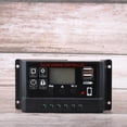 thumbnail image 4 of EeaseMX Controlador de carga solar de plomo-ácido de litio universal totalmente automático, color negro (60 A), 4 of 7