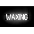 thumbnail image 1 of SpellBrite WAXING LED Sign for Business. 24.1" x 6.3" White WAXING Sign Has Neon Sign Look With Energy Efficient LED Light Source. Visible from 500+ Feet, 8 Animation Settings., 1 of 4