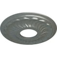 thumbnail image 3 of Ekena Millwork 11 3/4"OD x 3 5/8"ID x 1"P Blackthorn Ceiling Medallion (Fits Canopies up to 4 7/8"), Hand-Painted Platinum, 3 of 7
