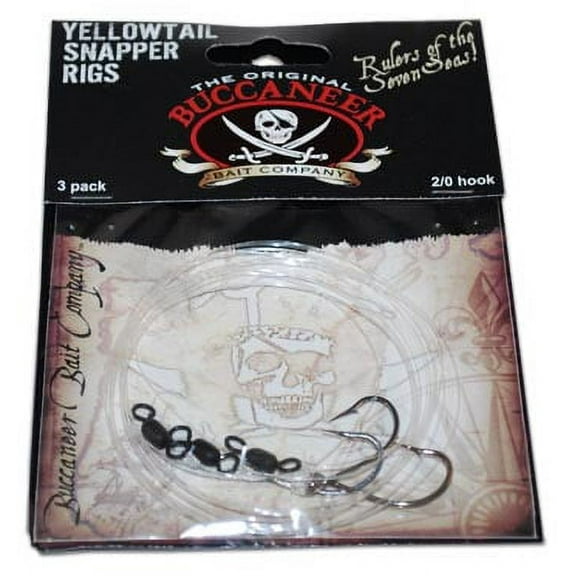 Tsunami Buccaneer Circle Hook Mono Fishing Rig – 2/0