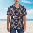 thumbnail image 2 of Xecao Hawaiian Style print Hawaiian shirt - a stylish short-sleeve button-down for men, perfect for casual beach and tropical outings., 2 of 9