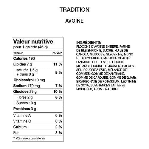 Tradition Oatmeal Cookies
