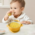 thumbnail image 5 of LLDYYDS Stainless Steel Baby Bowls with Suction,Toddlers Bowl & Removable Silicone Suction Kids Bowl, Anti Scald Non Toxic Snack Container for Baby Food Feeding, 5 of 8