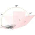 thumbnail image 2 of Mosiso MacBook Pro 14 inch Case 2024-2021 M5 M4 M3 M2 M1 Pro Max A3434 A3112 A3185 A3401 A2918 A2992 A2779 A2442, Plastic Hard Shell&Keyboard Cover&Screen Film&Pouch, Chalk Pink, 2 of 6