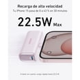 thumbnail image 3 of Power Bank Nano USB-C Plegable Anker 5000 mAh 22.5W Violeta, 3 of 6