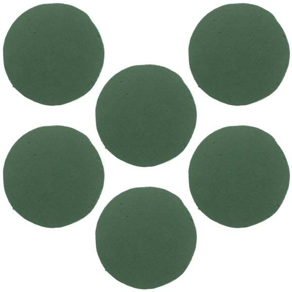 WORGEOUS  6 Pcs Flower Foam Blocks Potted Floral Arrangement Containers Green