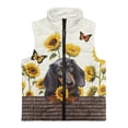 thumbnail image 4 of Pzuqiu Dog Kid Outerwear Vest Size 4 Polyester Warm Zipper Winter Sleeveless Jacket with Pockets Lightweight Comfortable Fall Outerwear Versatile Soft for Teen Girls Trendy, 4 of 7