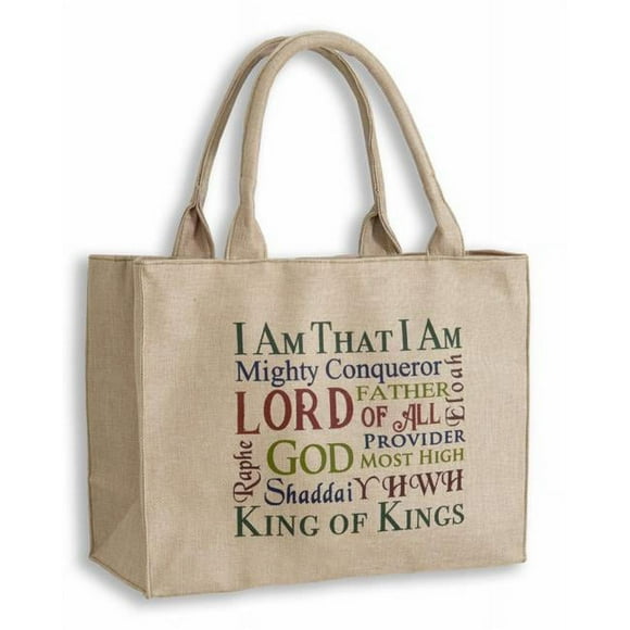 Holy Land Gifts 262459 No. 7900 Names of God Tote Bag