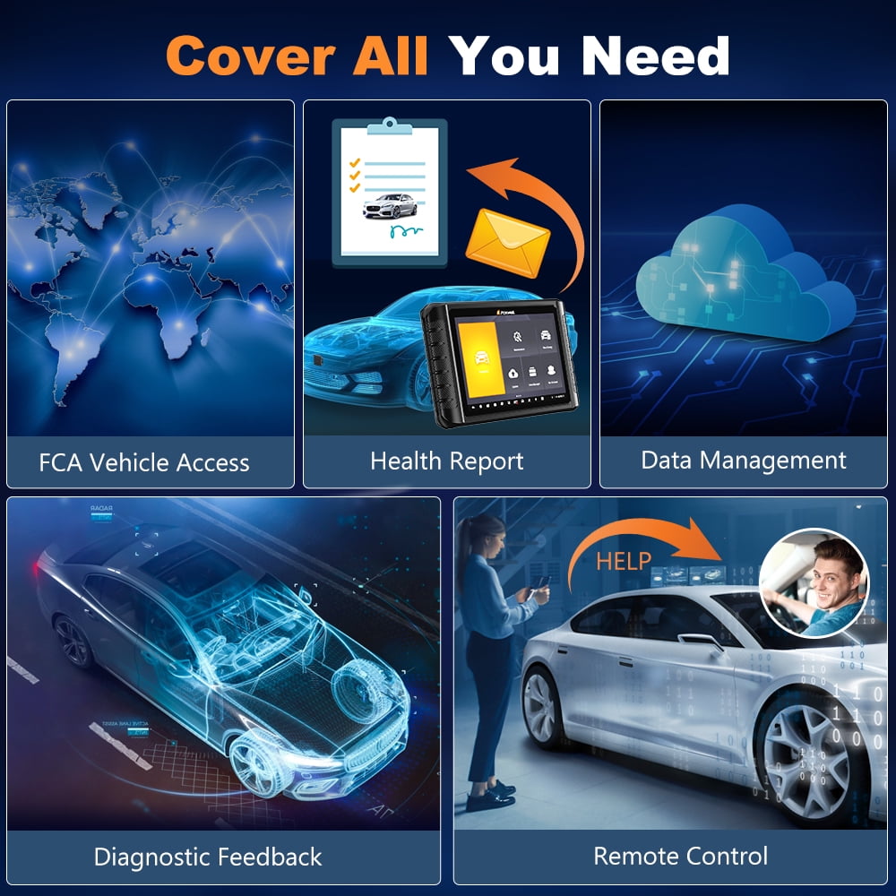 FOXWELL Car OBD2 Scanner Bi-direction Automotive Full System Diagnostic Tool ECU Cod-ing